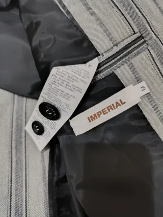 Completo Imperial uomo righe grigie