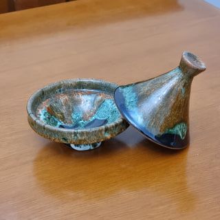 Mini Tajine Marocchino Ceramica Fatto a Mano