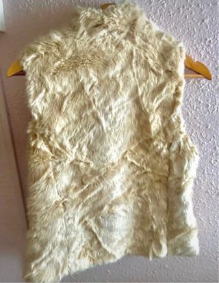 Chaleco pelo Zara Kids beige