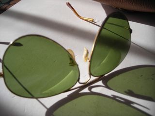Gafas Ray-Ban Mujer Cristales Verdes Años 80