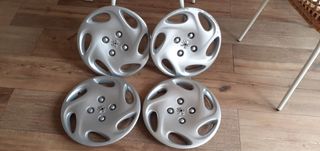 4 Tapacubos Originales Peugeot 206