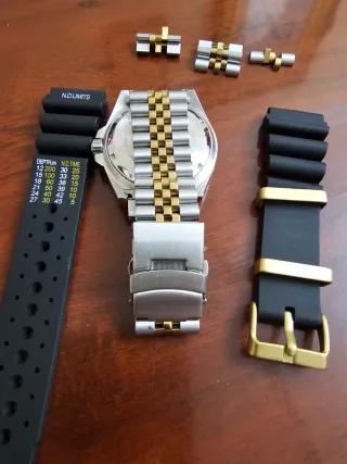 Casio MDV 106 Marlin Bicolor Dorado y Plateado