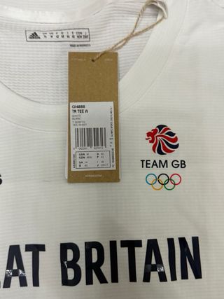 Camiseta Adidas Team GB Mujer Blanca