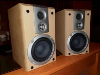 Altavoces JBL Marrones y Plateados