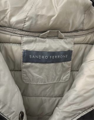 Giacca Sandro Ferrone nera e beige