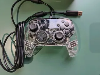 Mando Afterglow Nintendo Switch Transparente