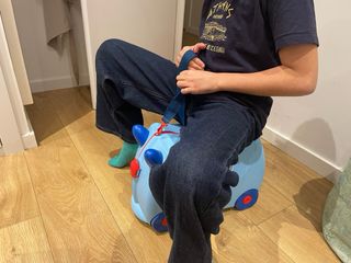 Maleta Trunki infantil azul claro