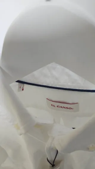 Camisa El Ganso Algodón Blanca