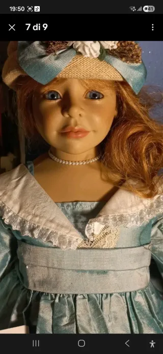 Bambola Gotz Saskia 70cm numerata