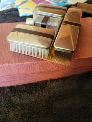 Porta oggetti da bagno vintage da viaggio