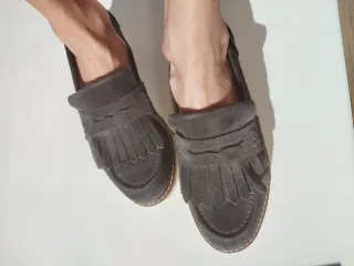 Mocasines Belle Vie Plataforma Gris