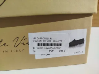 Mocasines Belle Vie Plataforma Gris