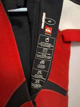 Neopreno Quiksilver T4 años
