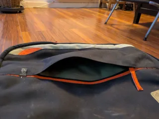 Mochila Tech Air Azul marino y Naranja