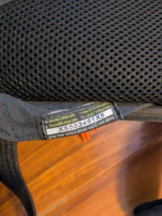 Mochila Tech Air Azul marino y Naranja