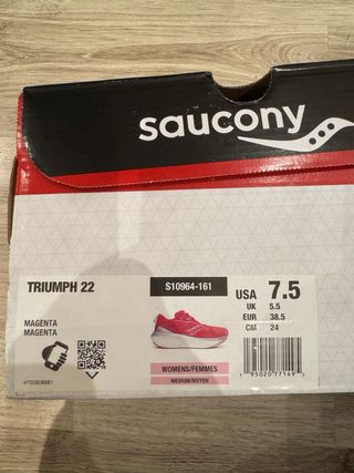 Saucony Triumph 22 Mujer Talla 38.5