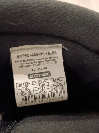 Botas de nieve negras