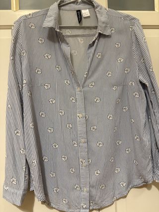 Camisa Divided Rayas y Estampado