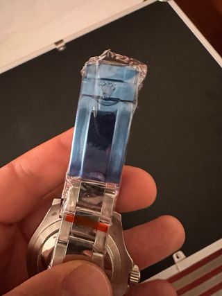 Reloj  Yacht-Master Negro y Plateado