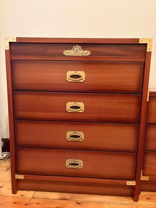 2 Cajoneras Madera Estilo Marinero