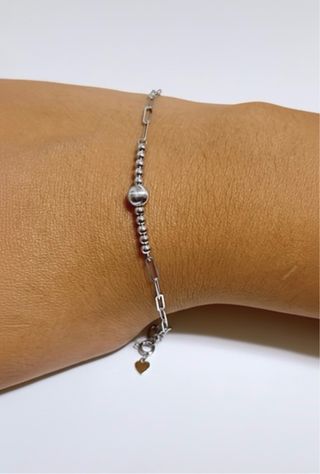 Bracciale fantasia in oro bianco 18kt 750