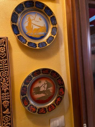 Coppia Piattoni Ceramica LONGÒ