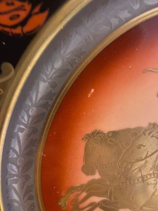 Coppia Piattoni Ceramica LONGÒ