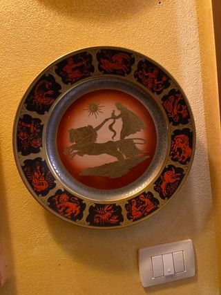 Coppia Piattoni Ceramica LONGÒ