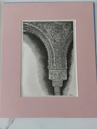 2 Litografías con Passepartout