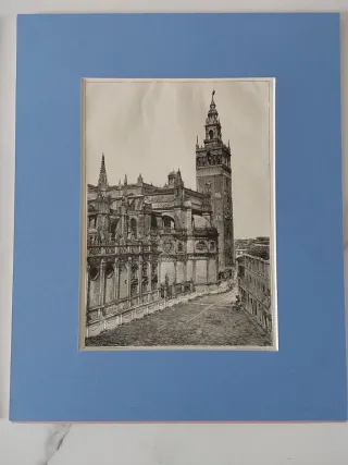 2 Litografías con Passepartout