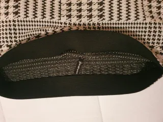 Minifalda estampada blanco y negro