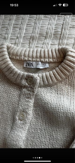 Cardigan Zara Beige