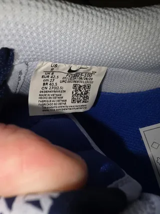 Nike Air Force 1 07 LV8 Azul y Blanco