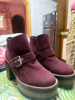 Botas de tacón con plataforma