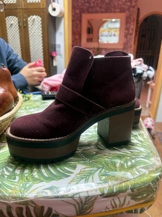 Botas de tacón con plataforma