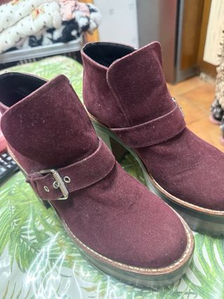 Botas de tacón con plataforma