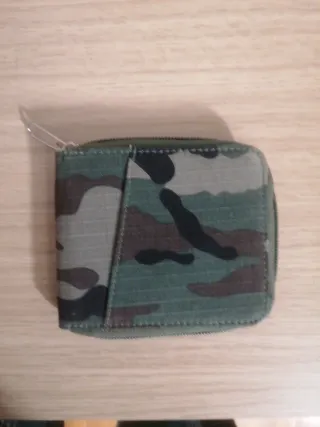 Cartera militar camuflaje