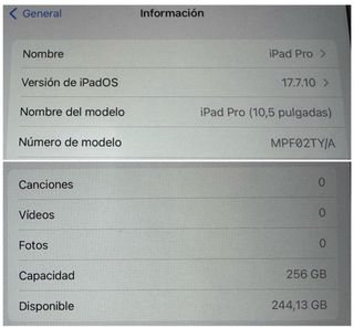 Apple iPad Pro 10.5 256GB + Apple Pencil 1a gen