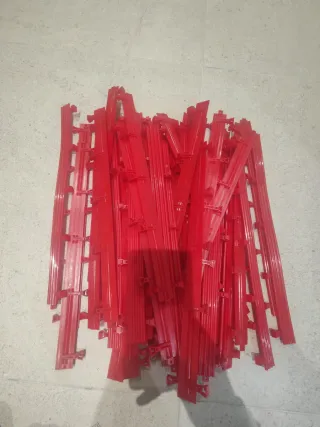 Pack 10 Vallas Scalextric Rojas