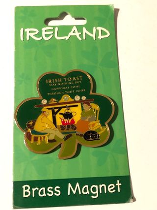 Imán trébol de Irlanda