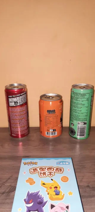 Pack comida Anime Japonés: Ultra Ice Tea y Pokémon