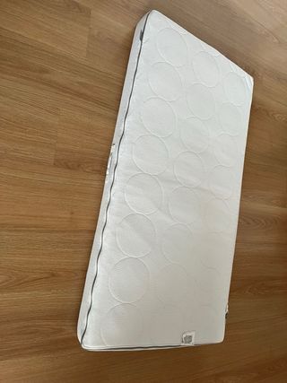Colchon de cuna+ saco de algodon con nordico y mas
