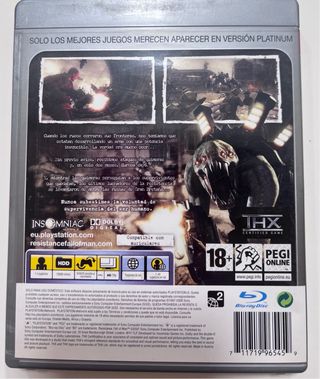 Resistance: Fall of Man PS3 Edición Platinum