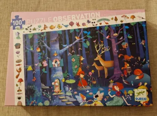 Puzzle 100 piezas Djeco Bosque Encantado