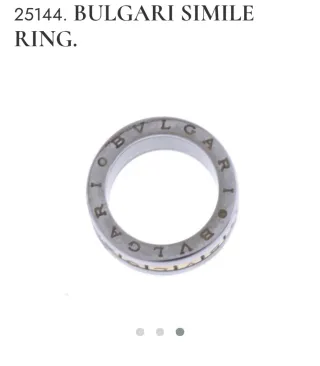 Anillo Bulgari Simile Oro y Plata