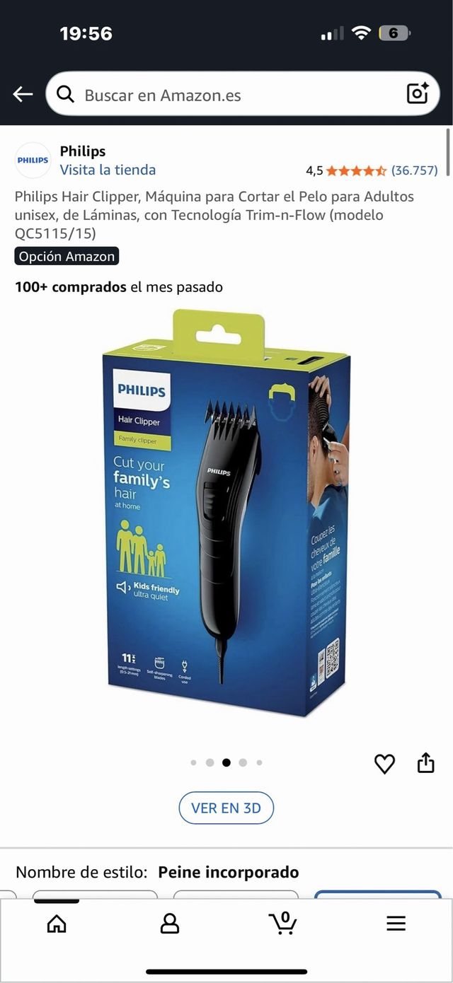 Cortapelos Philips QC5115/15