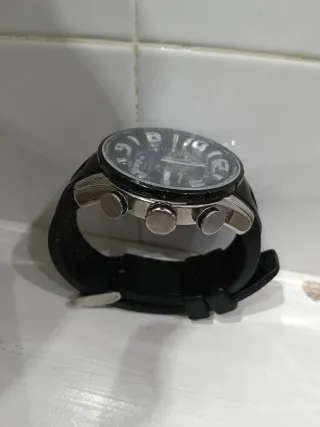 Reloj Viceroy Deportivo Casual Negro y Plateado