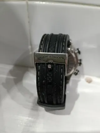 Reloj Viceroy Deportivo Casual Negro y Plateado