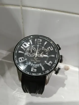 Reloj Viceroy Deportivo Casual Negro y Plateado