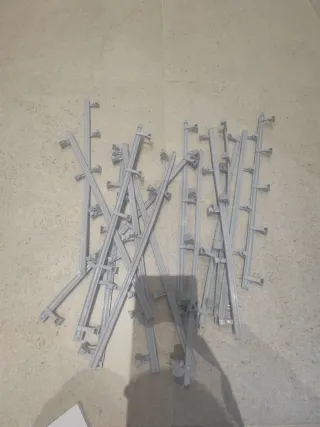 Vallas Scalextric dobles grises 15 unidades